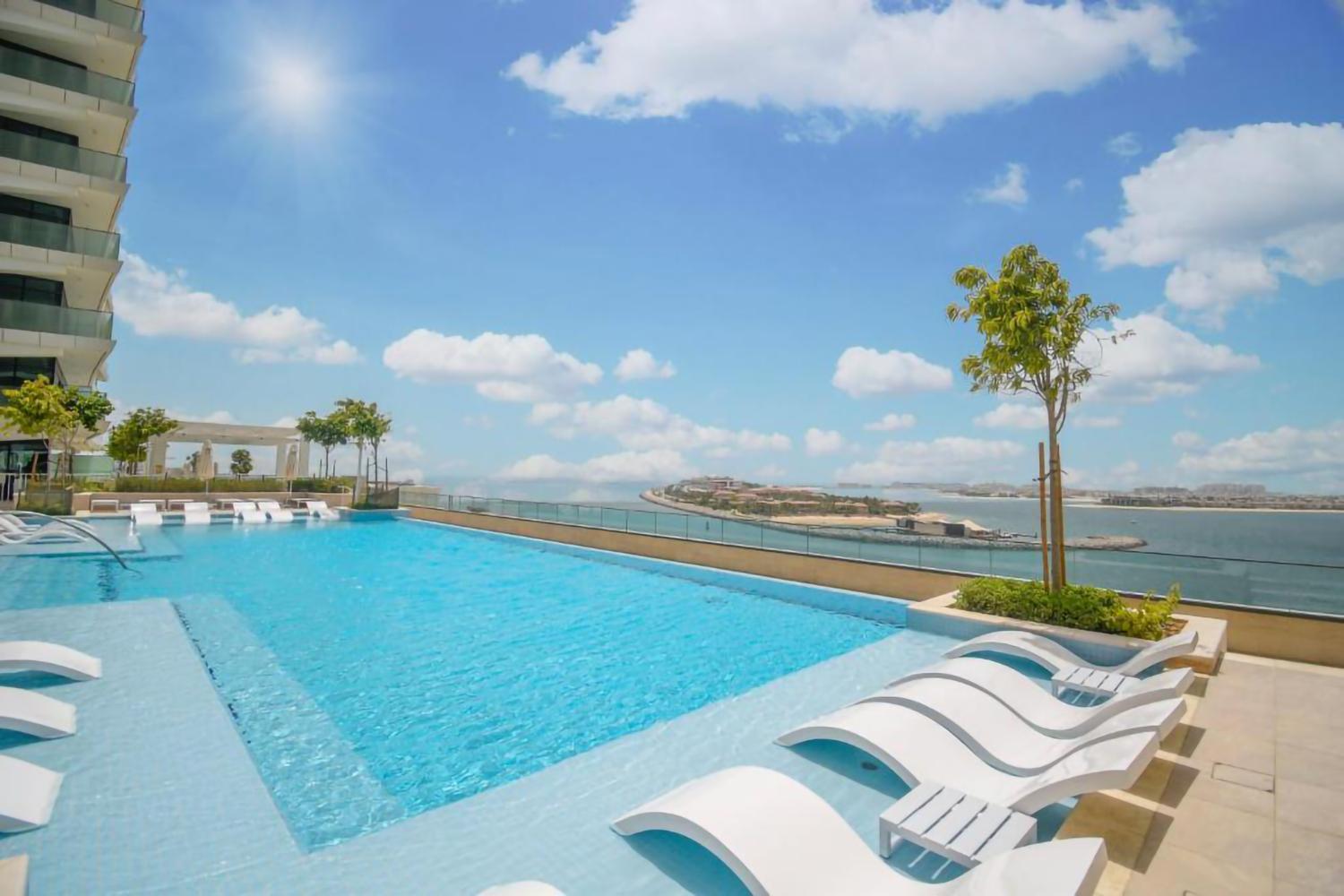 Dream Inn Apartment - Beach Vista Emaar Beachfront Dubái Exterior foto