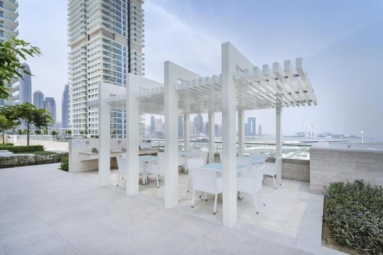 Dream Inn Apartment - Beach Vista Emaar Beachfront Dubái Exterior foto